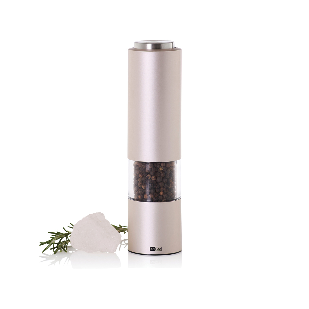 Moulin électrique personnalisable sel ou poivre eMill.3 Gris clair